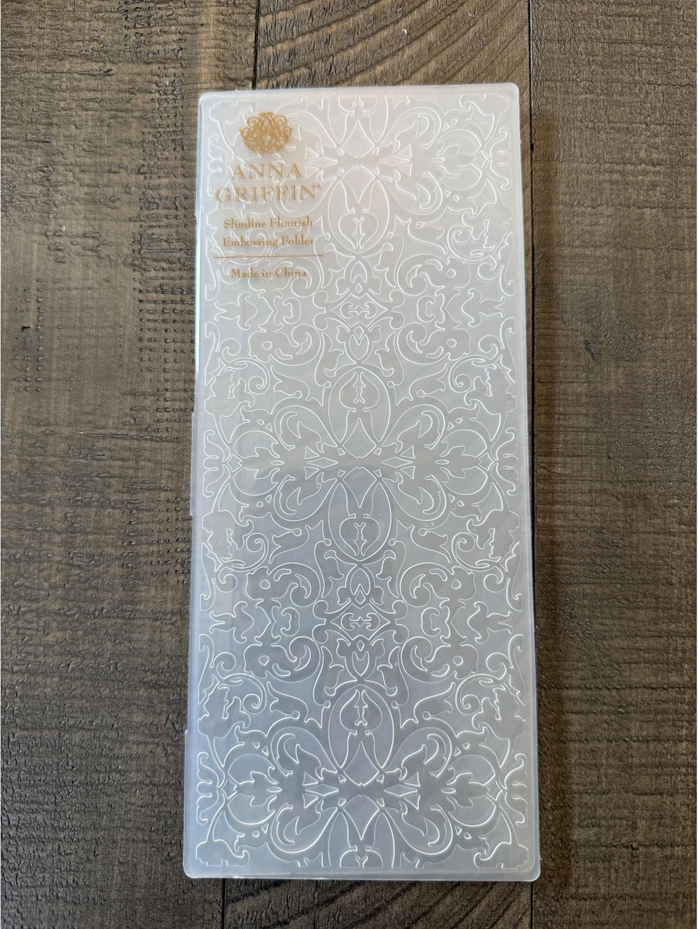 Anna Griffin Slimline Flourish Embossing Folder